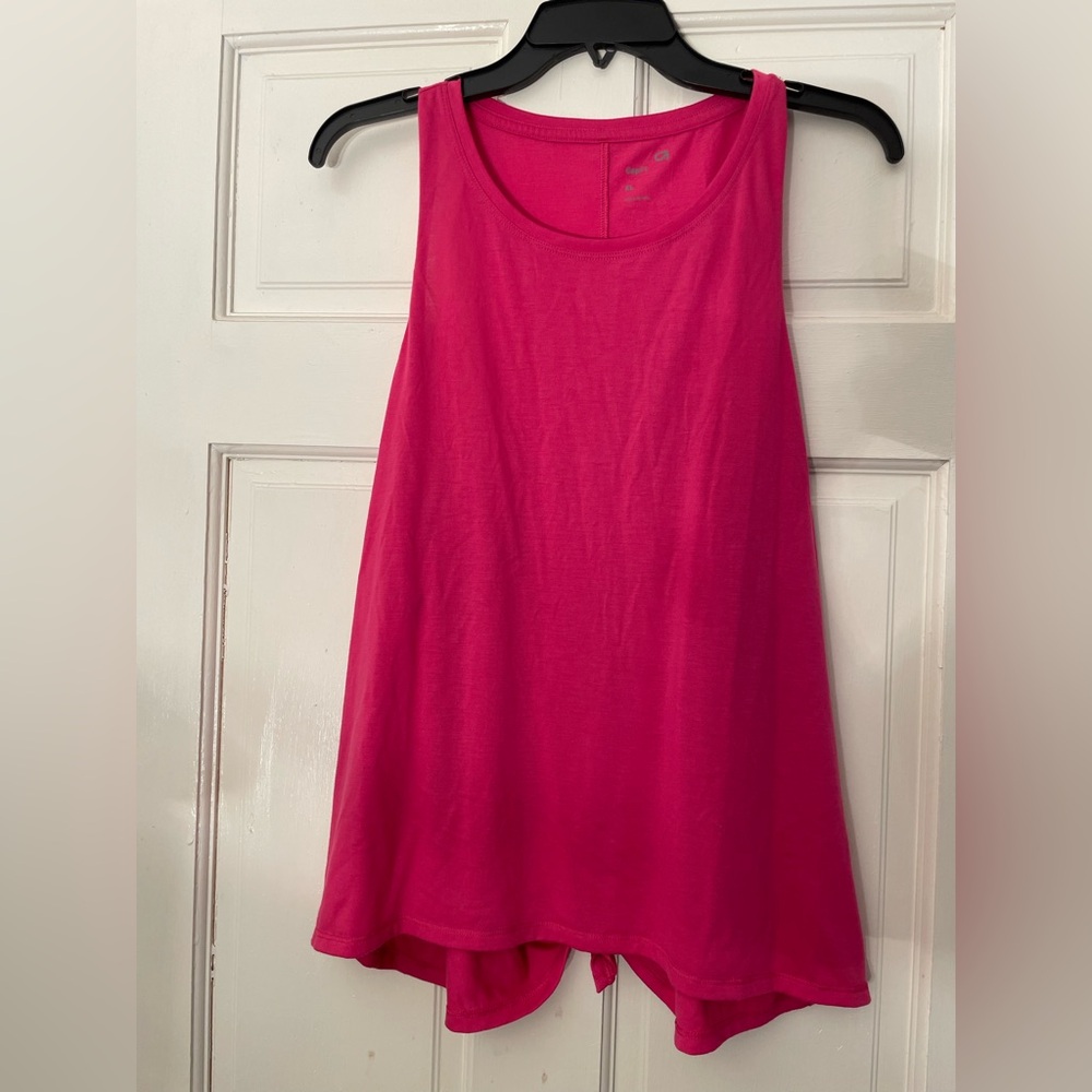 GapFit Fuchsia Tie Back Tank Top XL